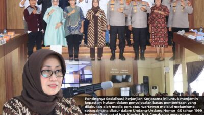 Sosialisasi Kerjasama Dewan Pers dengan Kepolisian Republik Indonesia