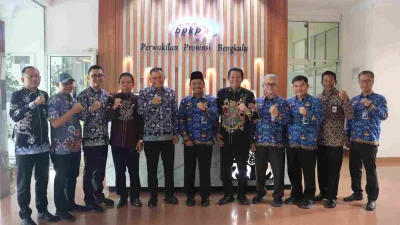 Bupati Benteng dan Rombongan Kunjungi BPK serta BPKP Provinsi Bengkulu