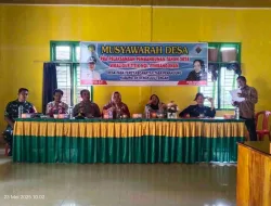 Musyawarah Desa Pra-Pelaksanaan Kegiatan Pembangunan Tahun 2025 Digelar di Taba Teret