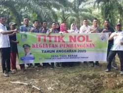 Desa Taba Renah Gelar Titik Nol, Pembangunan Infrastruktur Desa Dimulai