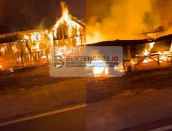 Breaking News: Kebakaran Hebat di Gunung Liku Sembilan, Kerugian Ditaksir Rp. 100 Juta