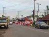 HUT RI ke-80, Kecamatan Talang Empat Kompak Gelar Jalan Sehat Merah Putih