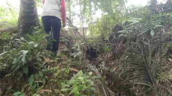 Pemerintah Desa Tengah Padang Bangun Drainase di Dusun 2