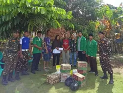 Tanggap Bencana, Ansor Banser Benteng Kunjungi Korban Kebakaran